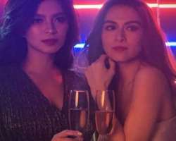 Angel Locsin consuming alcohol